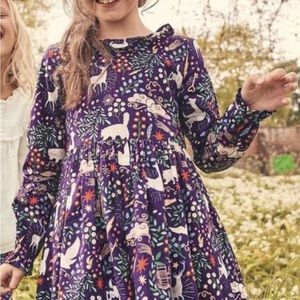 Mini boden Harry Potter sz 6-7 years dress forbidden forest